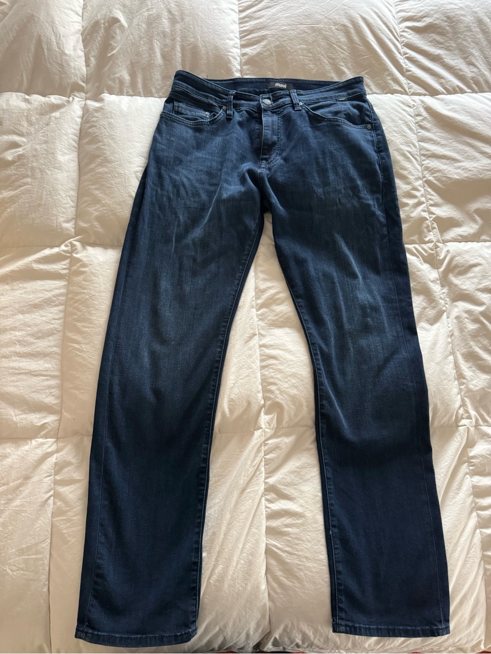 Mavi jeans slim straight in Dark blue